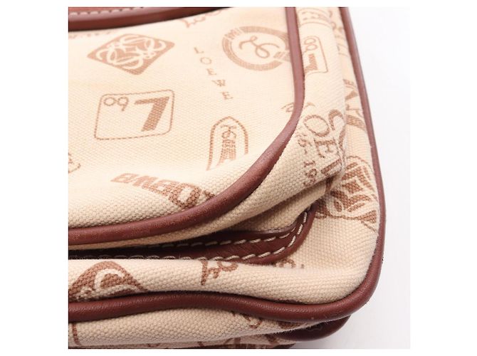 Borsa a Spalla/Borsa a Mano Loewe 160th Anniversary Marrone Crudo - vista 10