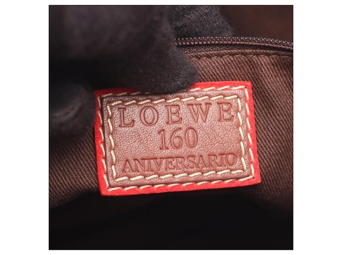 Borsa a Spalla/Borsa a Mano Loewe 160th Anniversary Marrone Crudo - vista 4