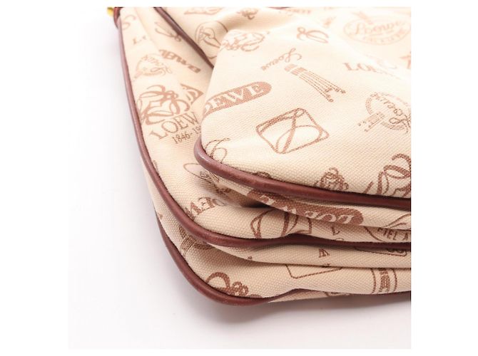 Borsa a Spalla/Borsa a Mano Loewe 160th Anniversary Marrone Crudo - vista 8