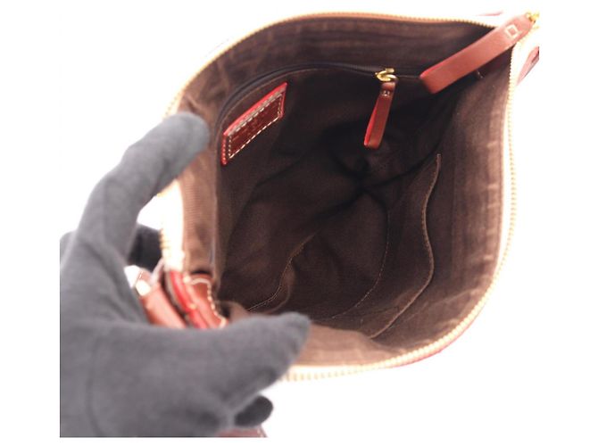 Borsa a mano/Borsa a tracolla Modello 160° Anniversario Loewe Marrone Rosso Beige - vista 3