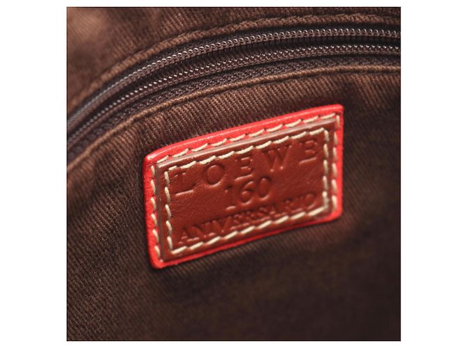 Borsa a mano/Borsa a tracolla Modello 160° Anniversario Loewe Marrone Rosso Beige - vista 4