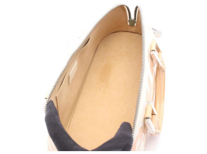 Borsa Louis Vuitton Alma Horizontal Monogram Graffiti Bianco Beige - vista 3
