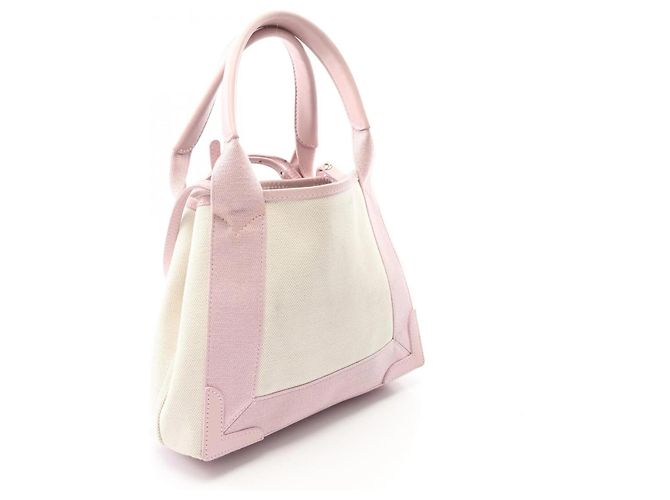 Borsa a 2 vie Balenciaga Navy Cabas XS - vista 2
