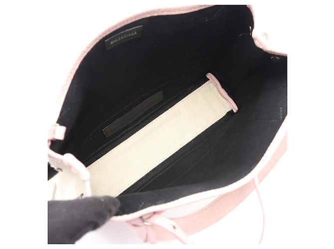 Borsa a 2 vie Balenciaga Navy Cabas XS - vista 3