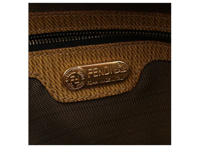 Fendi Zebra 2-Way Tote Bag Braun Schwarz - Ansicht 4