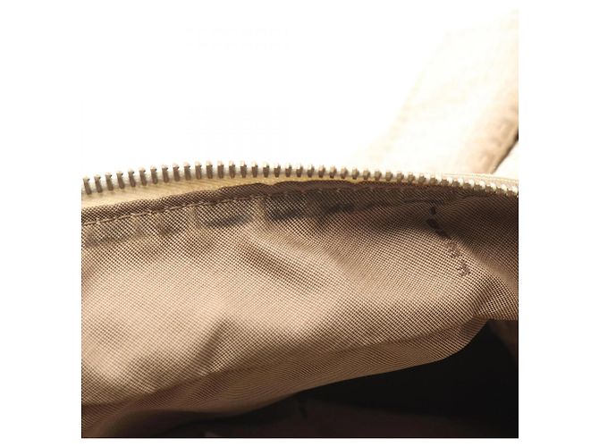 Borsa a Spalla Fendi Micro FF Bianco Beige - vista 11