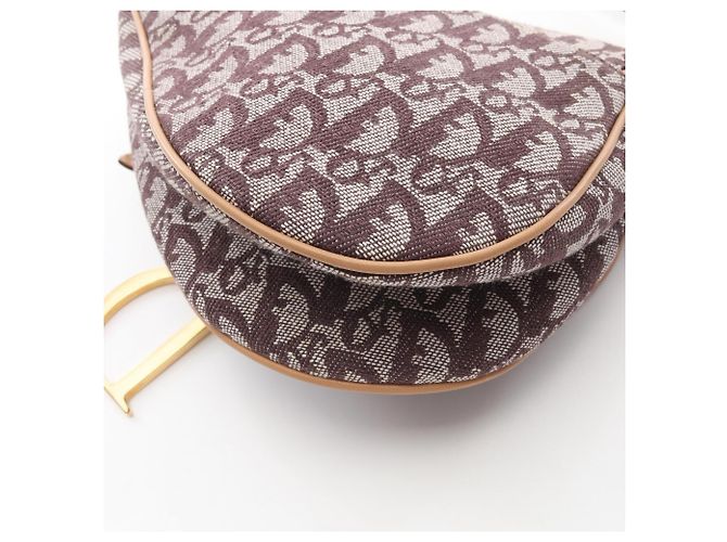 Christian Dior Trotter Saddle Bag Braun Beige - Ansicht 7