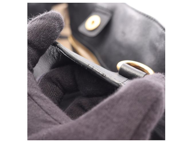 Borsa Tote 2WAY in vitello morbido Prada Nero - vista 10