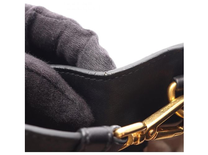 Borsa Tote 2WAY in vitello morbido Prada Nero - vista 11