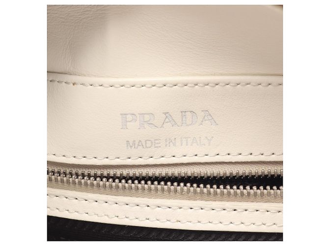 Borsa 2-Way Prada Diagram Bianco - vista 4