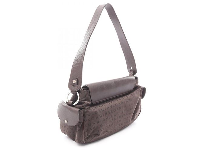Bulgari Borsa Bvlgari Logo Mania Brown Marrone - vista 2