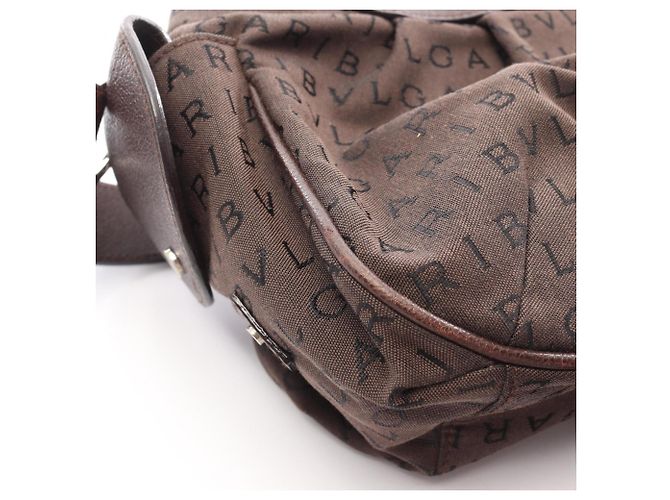 Bulgari Borsa Bvlgari Logo Mania Brown Marrone - vista 7