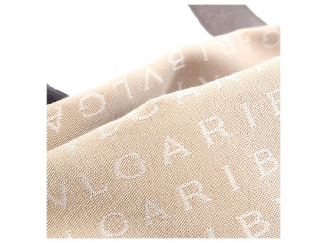 Bulgari Borsa Tote Bvlgari Logomania Marrone Beige - vista 10