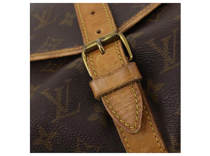 LOUIS VUITTON Borsa a Spalla Monogram Saumur 35 M42254 LV Auth BA12326 Monogramma - vista 20