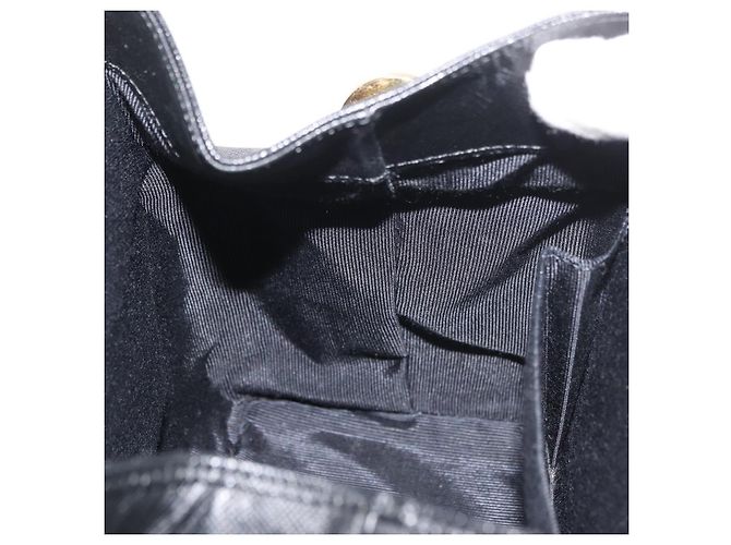 GIVENCHY Handtasche aus Leder Schwarz Gold Auth 180008 Golden - Ansicht 20