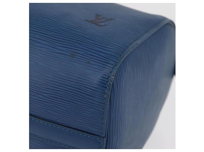 Borsa LOUIS VUITTON Epi Speedy 25 Toledo Blue M43015 LV Auth 179667A - vista 15