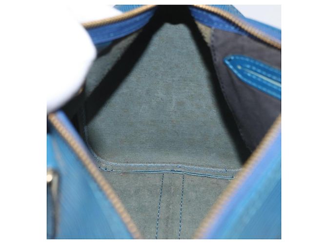 Borsa LOUIS VUITTON Epi Speedy 25 Toledo Blue M43015 LV Auth 179667A - vista 21