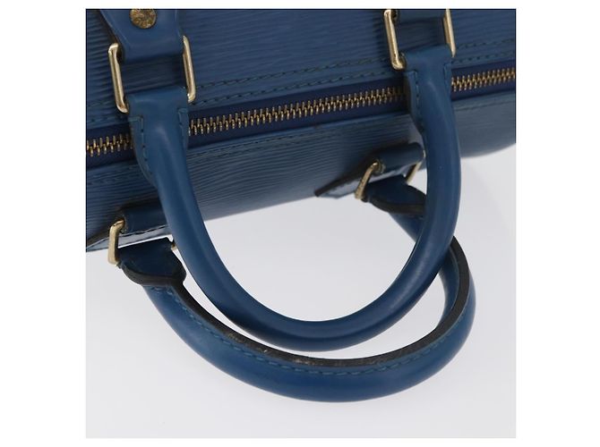 Borsa LOUIS VUITTON Epi Speedy 25 Toledo Blue M43015 LV Auth 179667A - vista 8