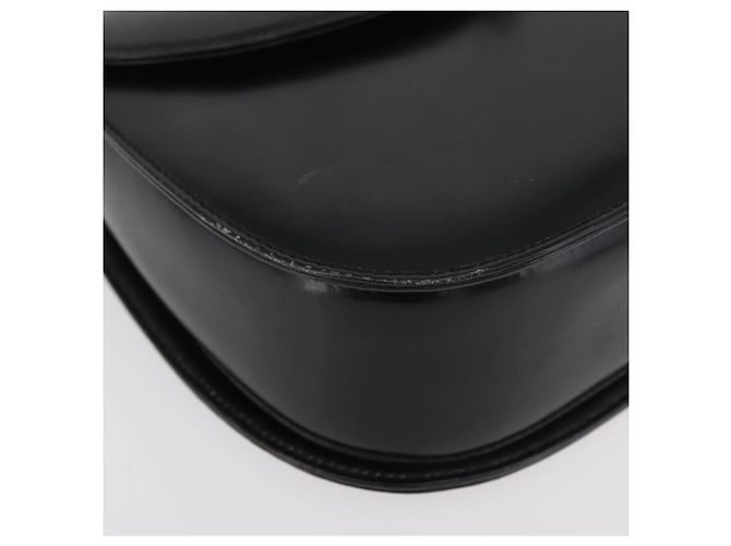 Borsa a mano GUCCI Bamboo in pelle nera e oro 000 1227 0633 Auth 178723V Nero D'oro - vista 8