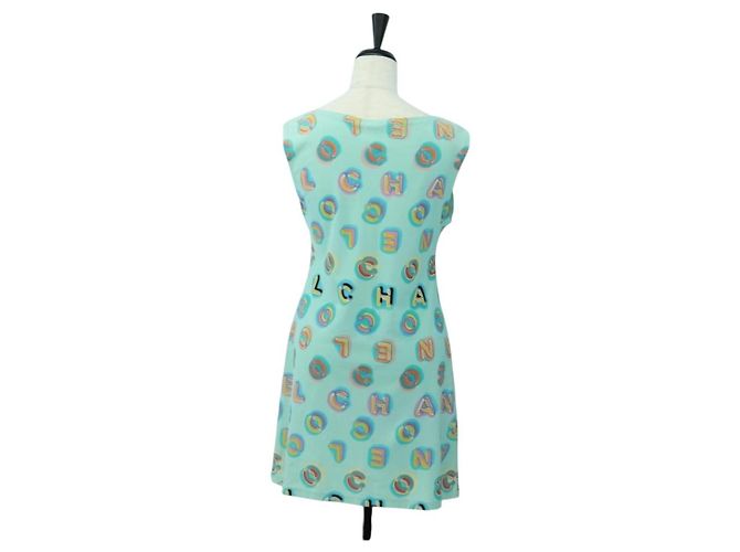 CHANEL One Piece Nylon Green CC Auth 179164M Verde - vista 2