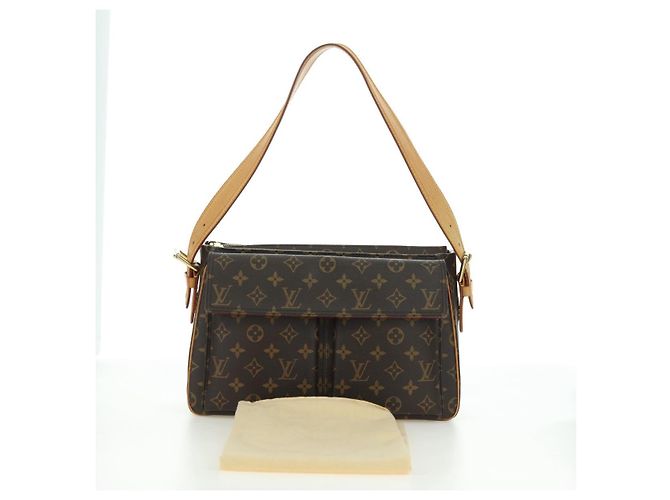 LOUIS VUITTON Borsa a Spalla Monogram Viva Cite GM M51163 LV Auth am11553V Monogramma - vista 12