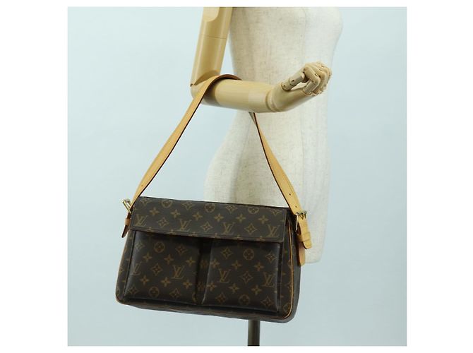 LOUIS VUITTON Borsa a Spalla Monogram Viva Cite GM M51163 LV Auth am11553V Monogramma - vista 27
