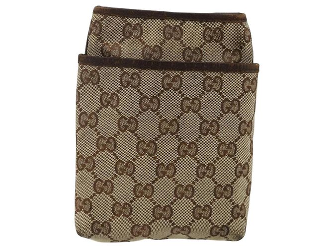 Borsa a tracolla GUCCI GG Canvas Web Sherry Line Beige Red Green 141863 Auth ka4335 Rosso Verde - vista 13