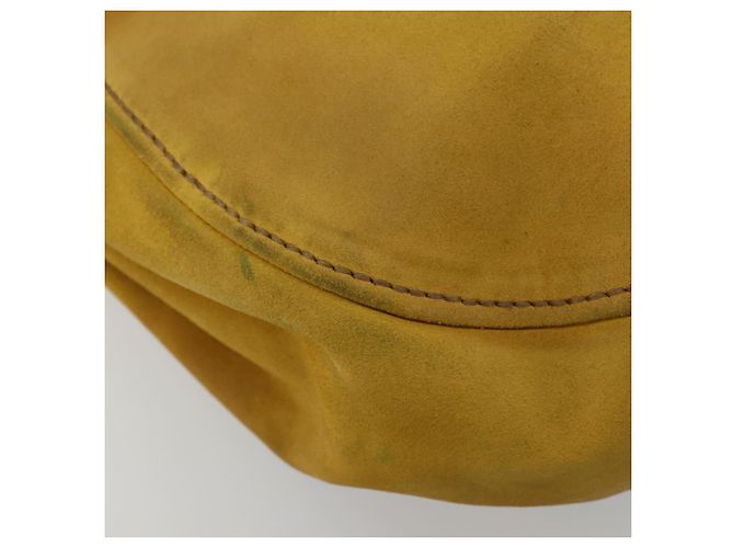 Borsa Miu Miu in scamosciato 2way Oro Giallo Autentica bs34949 D'oro - vista 16
