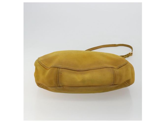 Borsa Miu Miu in scamosciato 2way Oro Giallo Autentica bs34949 D'oro - vista 5