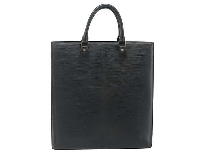LOUIS VUITTON Borsa Epi Sac Plat Black M59082 LV Auth ka4319 Nero - vista 13