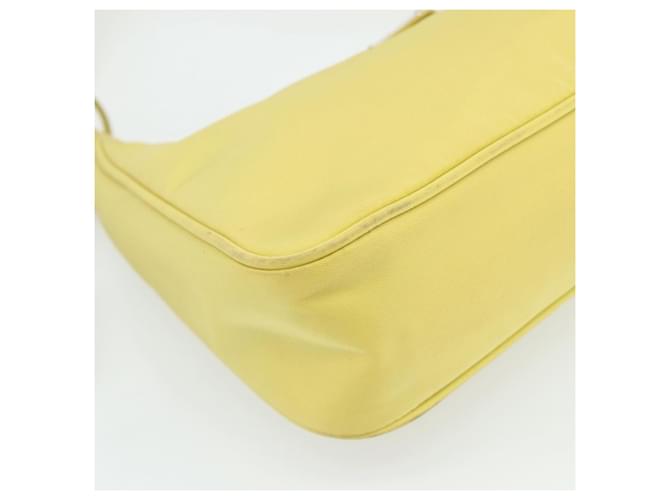 Borsa PRADA Nylon Giallo Giallo Auth ka4300A - vista 14