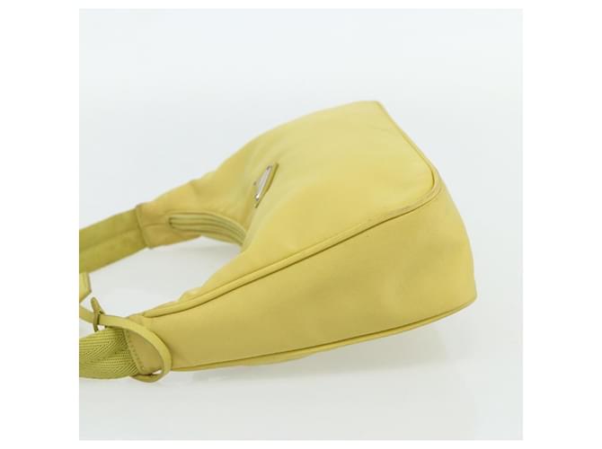 Borsa PRADA Nylon Giallo Giallo Auth ka4300A - vista 3