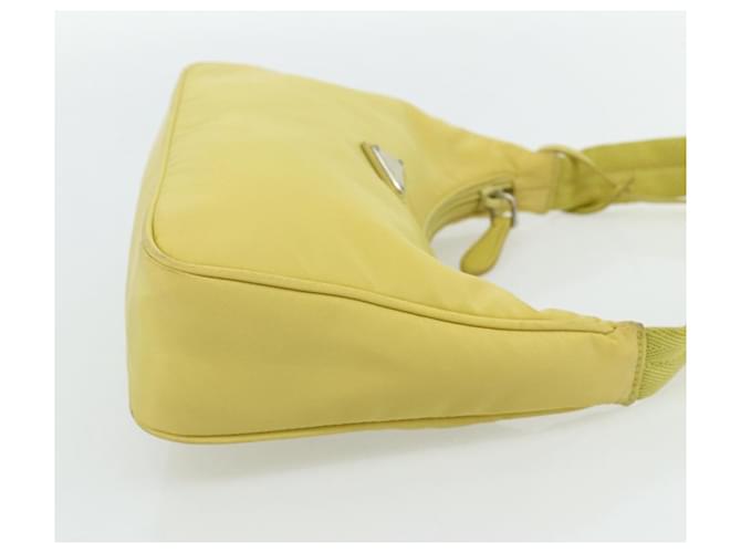 Borsa PRADA Nylon Giallo Giallo Auth ka4300A - vista 4