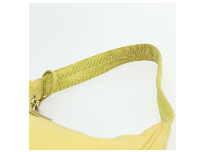 Borsa PRADA Nylon Giallo Giallo Auth ka4300A - vista 8