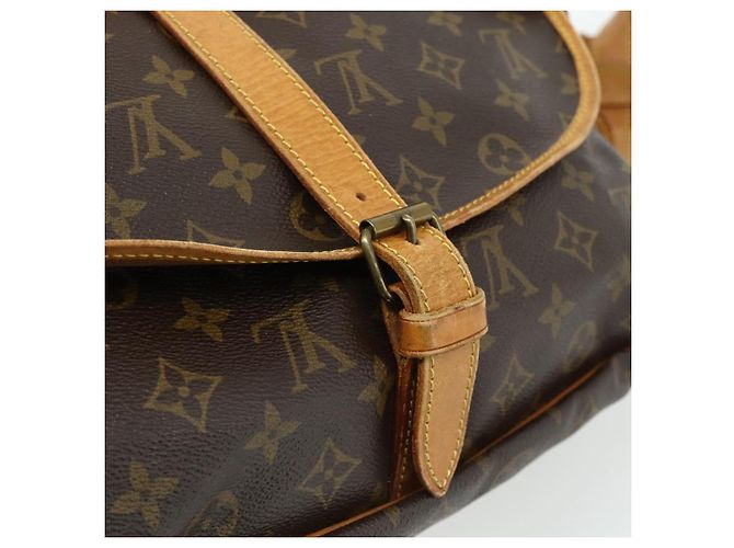 LOUIS VUITTON Borsa a Spalla Monogram Saumur 35 M42254 LV Auth ka4266 Monogramma - vista 10