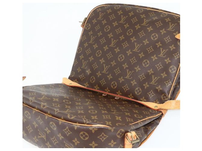 LOUIS VUITTON Borsa a Spalla Monogram Saumur 35 M42254 LV Auth ka4266 Monogramma - vista 18