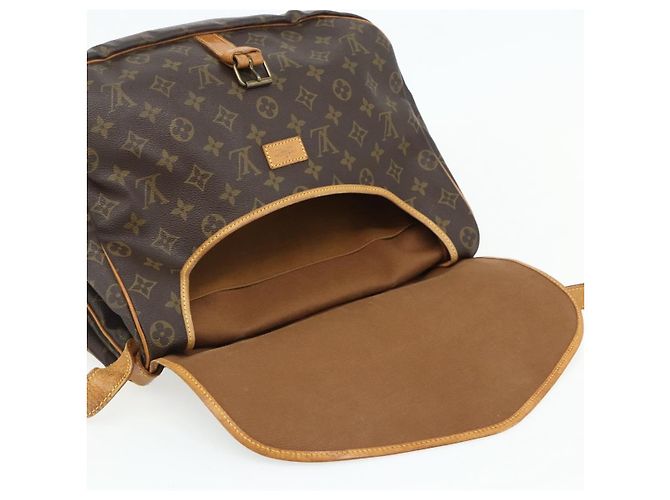 LOUIS VUITTON Borsa a Spalla Monogram Saumur 35 M42254 LV Auth ka4266 Monogramma - vista 19