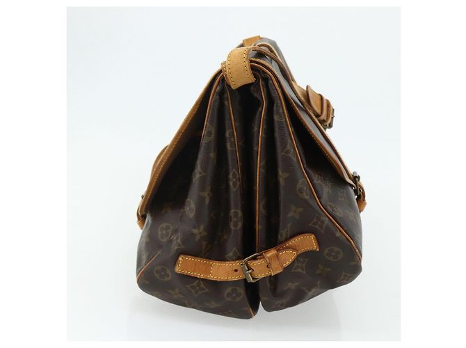 LOUIS VUITTON Borsa a Spalla Monogram Saumur 35 M42254 LV Auth ka4266 Monogramma - vista 3