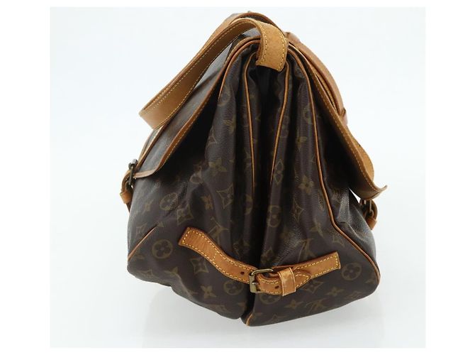 LOUIS VUITTON Borsa a Spalla Monogram Saumur 35 M42254 LV Auth ka4266 Monogramma - vista 4