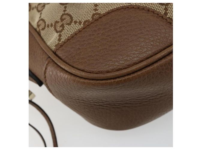 Borsa a Spalla GUCCI GG Canvas Beige Oro 449413 Auth mr2500 D'oro - vista 16