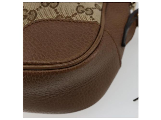 Borsa a Spalla GUCCI GG Canvas Beige Oro 449413 Auth mr2500 D'oro - vista 17