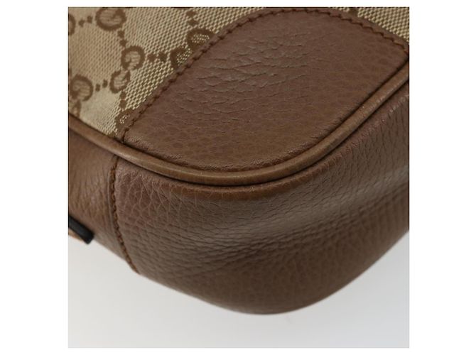 Borsa a Spalla GUCCI GG Canvas Beige Oro 449413 Auth mr2500 D'oro - vista 18
