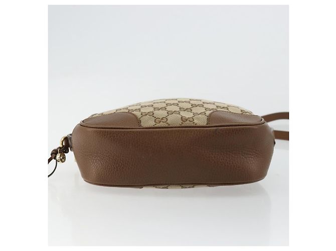 Borsa a Spalla GUCCI GG Canvas Beige Oro 449413 Auth mr2500 D'oro - vista 5