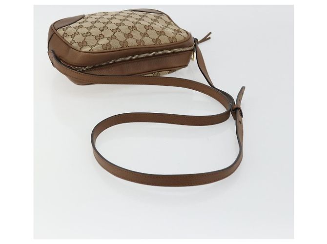 Borsa a Spalla GUCCI GG Canvas Beige Oro 449413 Auth mr2500 D'oro - vista 7