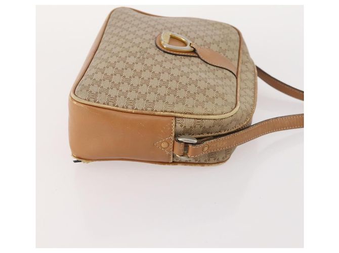 Céline CELINE C Sulky Tasche aus Macadam Canvas PVC Leder 3 Set Beige Weiß Authentisch bs35108 - Ansicht 11