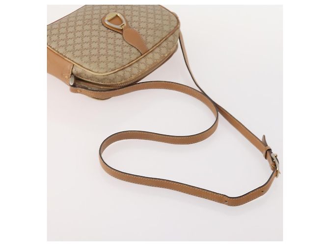 Céline CELINE C Sulky Tasche aus Macadam Canvas PVC Leder 3 Set Beige Weiß Authentisch bs35108 - Ansicht 12