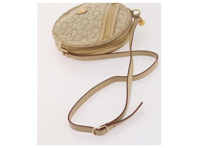 Céline CELINE C Sulky Tasche aus Macadam Canvas PVC Leder 3 Set Beige Weiß Authentisch bs35108 - Ansicht 19