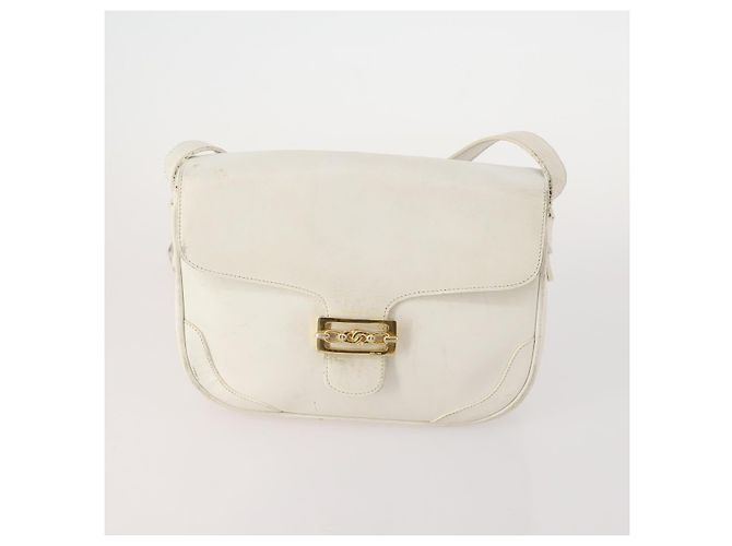 Céline CELINE C Sulky Tasche aus Macadam Canvas PVC Leder 3 Set Beige Weiß Authentisch bs35108 - Ansicht 2