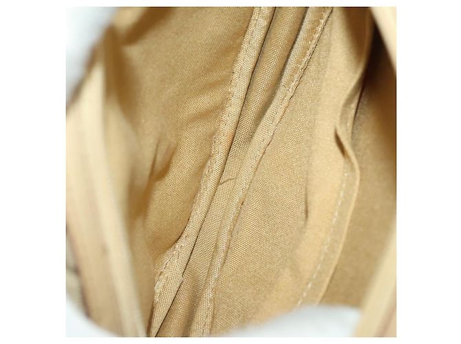 Céline CELINE C Sulky Tasche aus Macadam Canvas PVC Leder 3 Set Beige Weiß Authentisch bs35108 - Ansicht 22