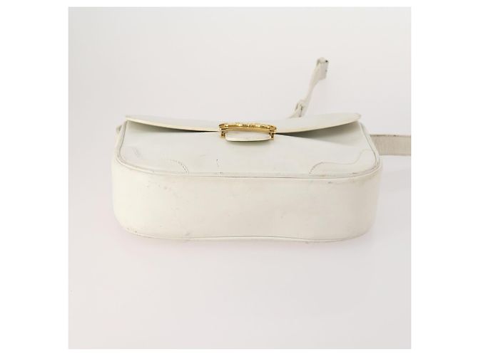 Céline CELINE C Sulky Tasche aus Macadam Canvas PVC Leder 3 Set Beige Weiß Authentisch bs35108 - Ansicht 7